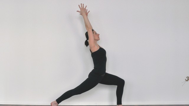 yoga warrior 1 pose gotta joga app